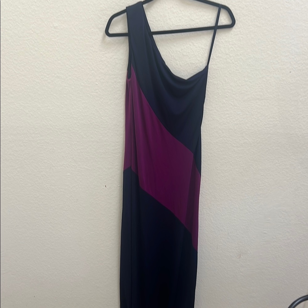 Ralph Lauren Elegant Navy and Purple Women's Dress